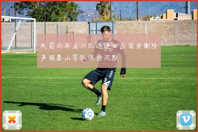 处罚公布后六队迅速回应国安删除声明泰山等队保持沉默